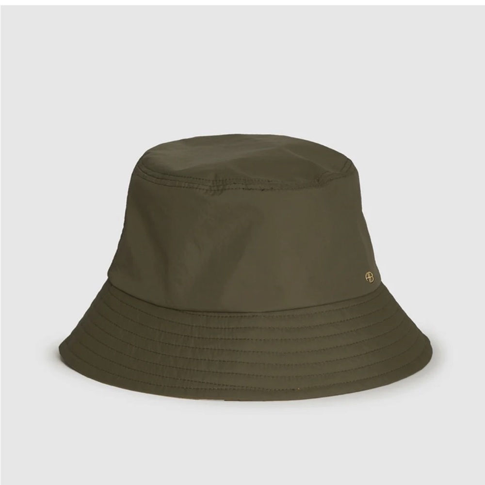 ANINE BING Nylon Bucket hat in green